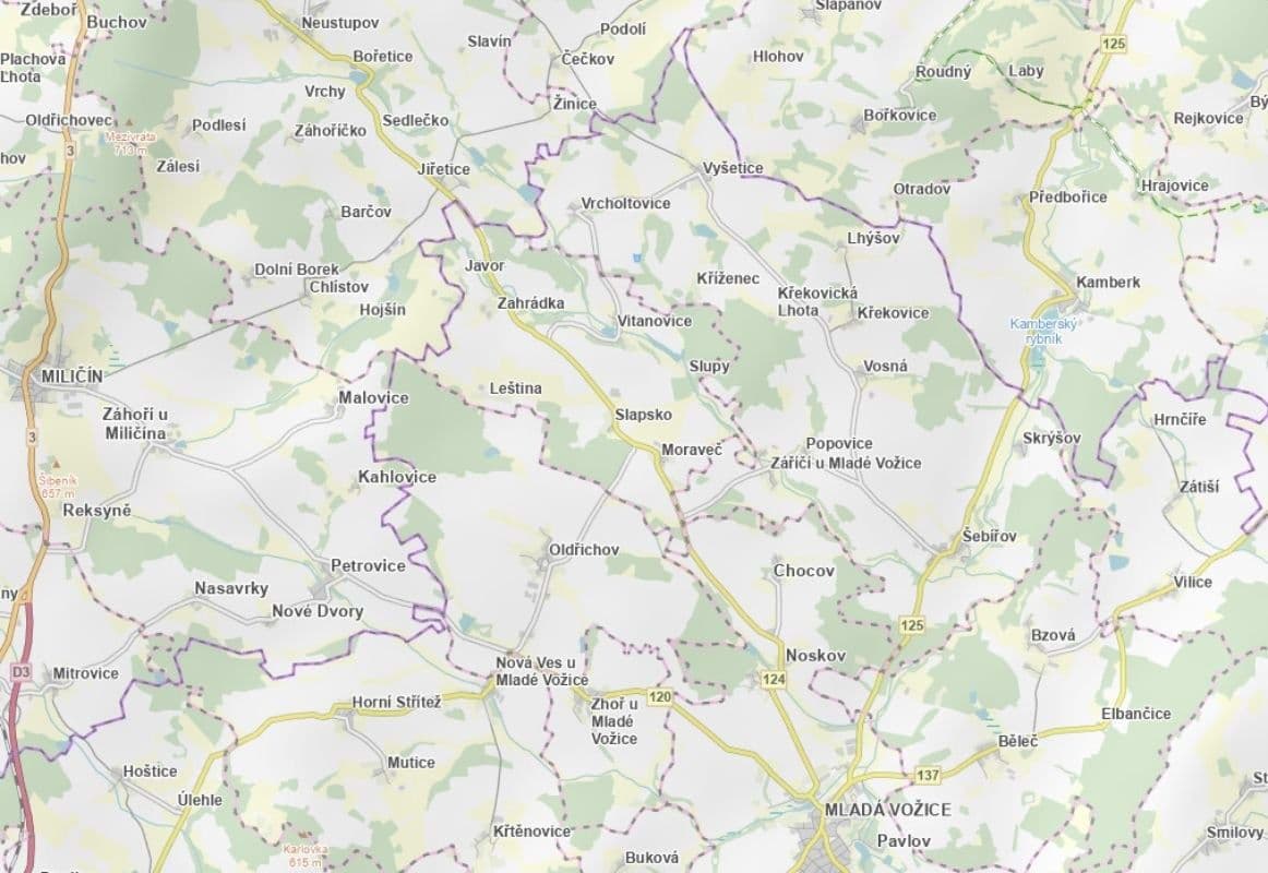 Predaj pozemku 2.281 m², Šebířov, Jihočeský kraj Predaj pozemku 2.281 m², Šebířov, Jihočeský kraj