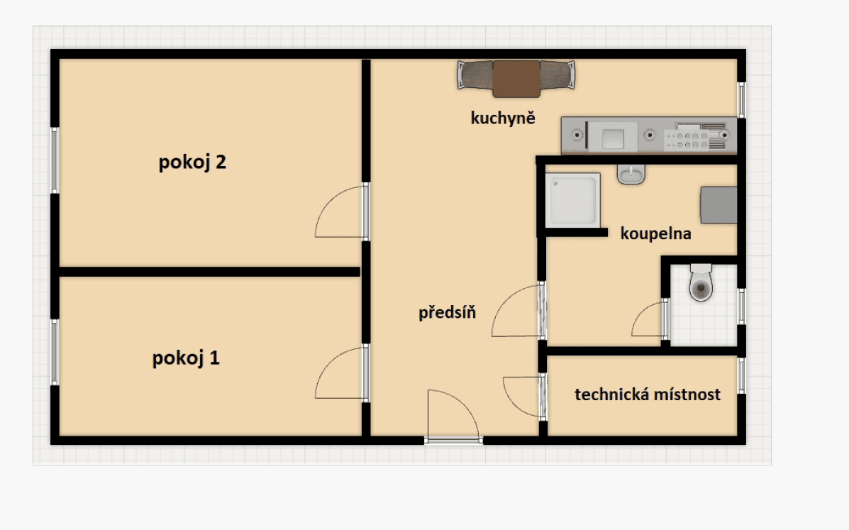 Predaj bytu 2-izbový 65 m², Aviatiků, Ostrava, Moravskoslezský kraj Predaj bytu 2-izbový 65 m², Aviatiků, Ostrava, Moravskoslezský kraj