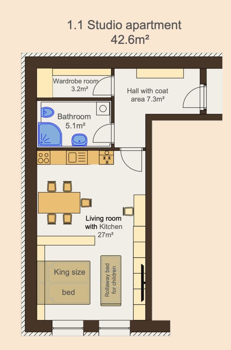 Prenájom bytu 42 m², Zbraslavská, Praha, Praha Prenájom bytu 42 m², Zbraslavská, Praha, Praha