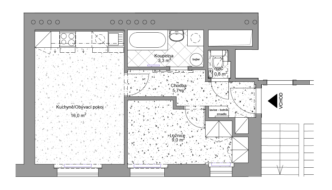 Prenájom bytu 2-izbový 35 m², Nuselská, Praha, Praha Prenájom bytu 2-izbový 35 m², Nuselská, Praha, Praha