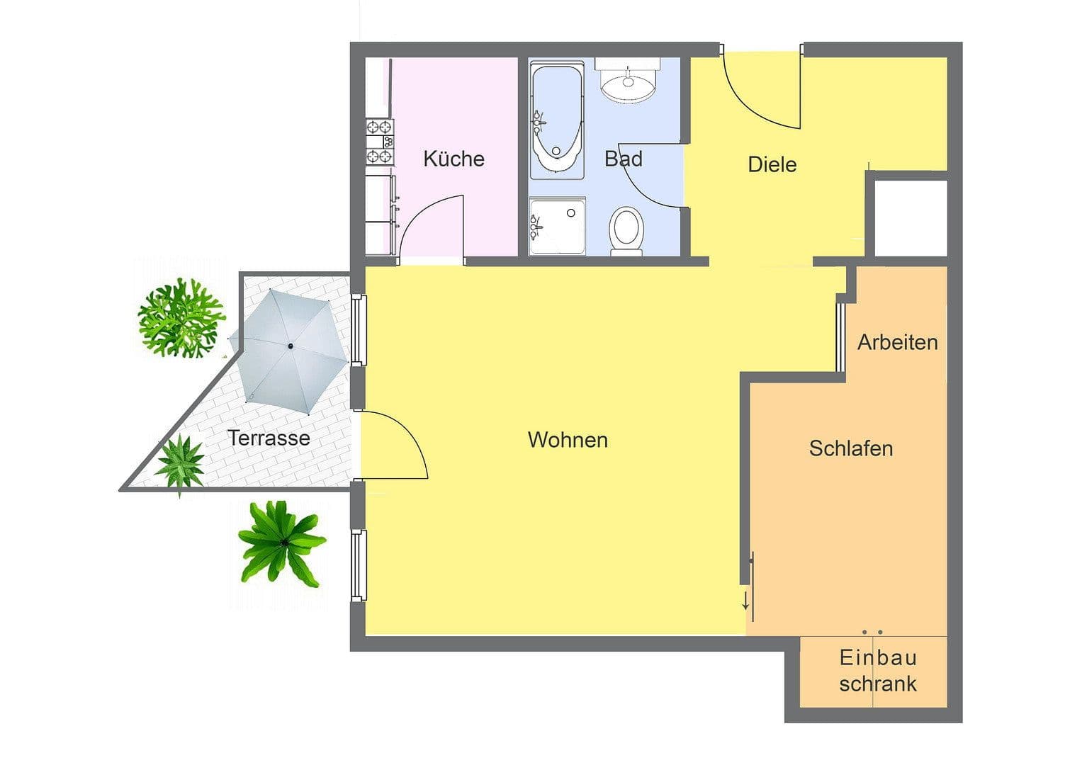Prenájom bytu 2-izbový 72 m², Donaustrasse 20, Kelheim, Bavorsko Prenájom bytu 2-izbový 72 m², Donaustrasse 20, Kelheim, Bavorsko