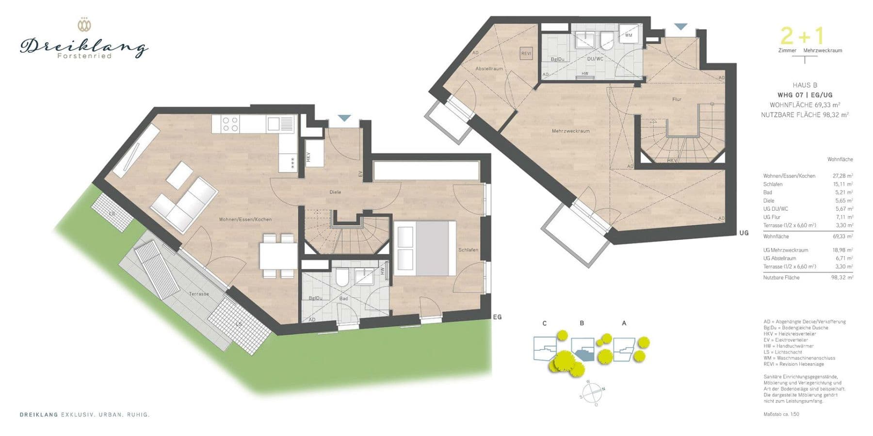 Predaj bytu 3-izbový 79 m², Bauweberstraße 1c, München Forstenried, Bavorsko Predaj bytu 3-izbový 79 m², Bauweberstraße 1c, München Forstenried, Bavorsko
