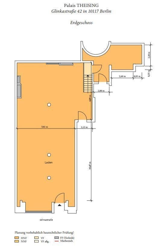 Prenájom nebytového priestoru 155 m², Berlin, Berlín Prenájom nebytového priestoru 155 m², Berlin, Berlín