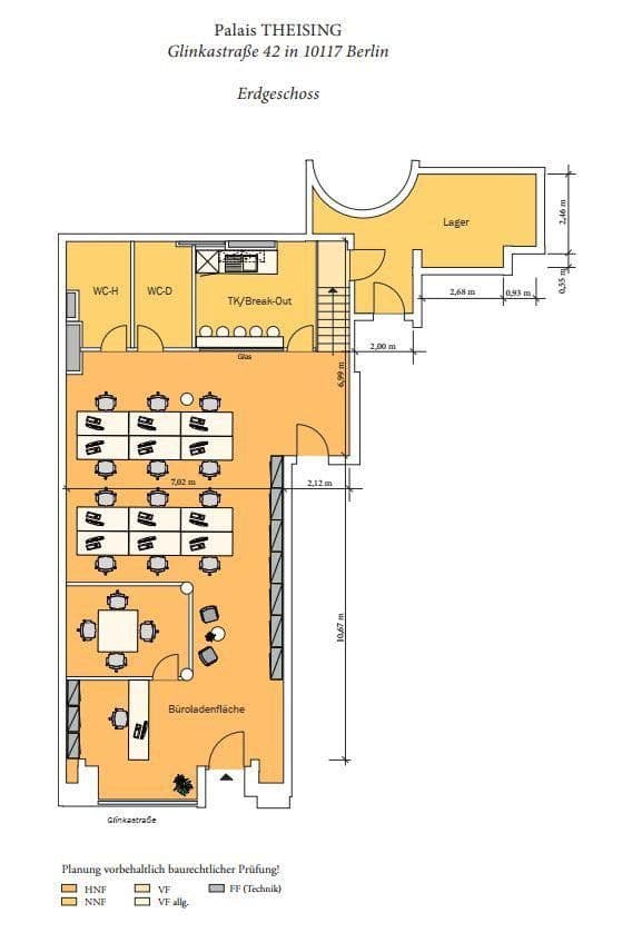 Prenájom nebytového priestoru 155 m², Berlin, Berlín Prenájom nebytového priestoru 155 m², Berlin, Berlín