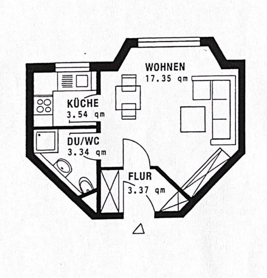 Prenájom bytu 1-izbový 28 m², Untergruppenbach, Bádensko-Wurttembersko Prenájom bytu 1-izbový 28 m², Untergruppenbach, Bádensko-Wurttembersko