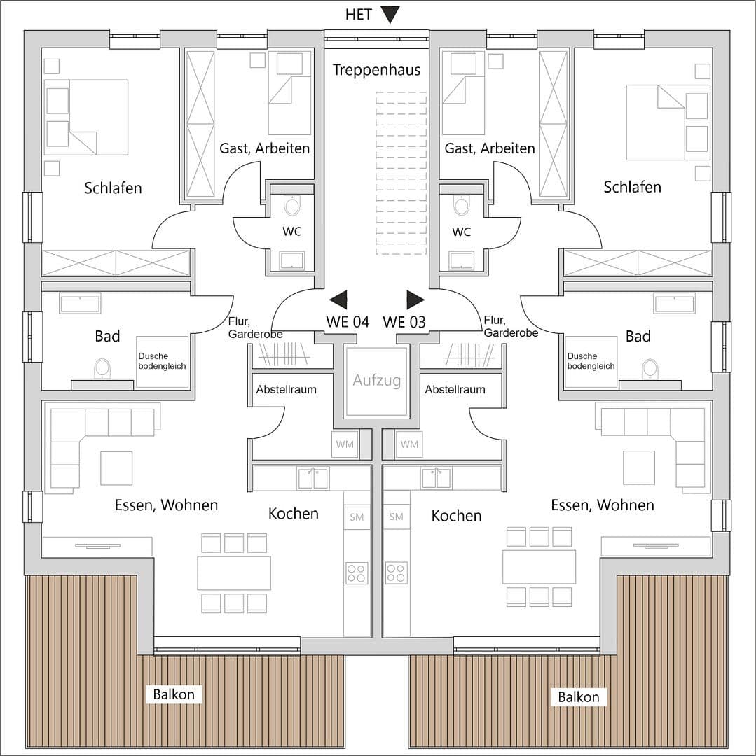 Prenájom bytu 98 m², Neunkirchen-Seelscheid, Severné Porýnie - Westfálsko Prenájom bytu 98 m², Neunkirchen-Seelscheid, Severné Porýnie - Westfálsko