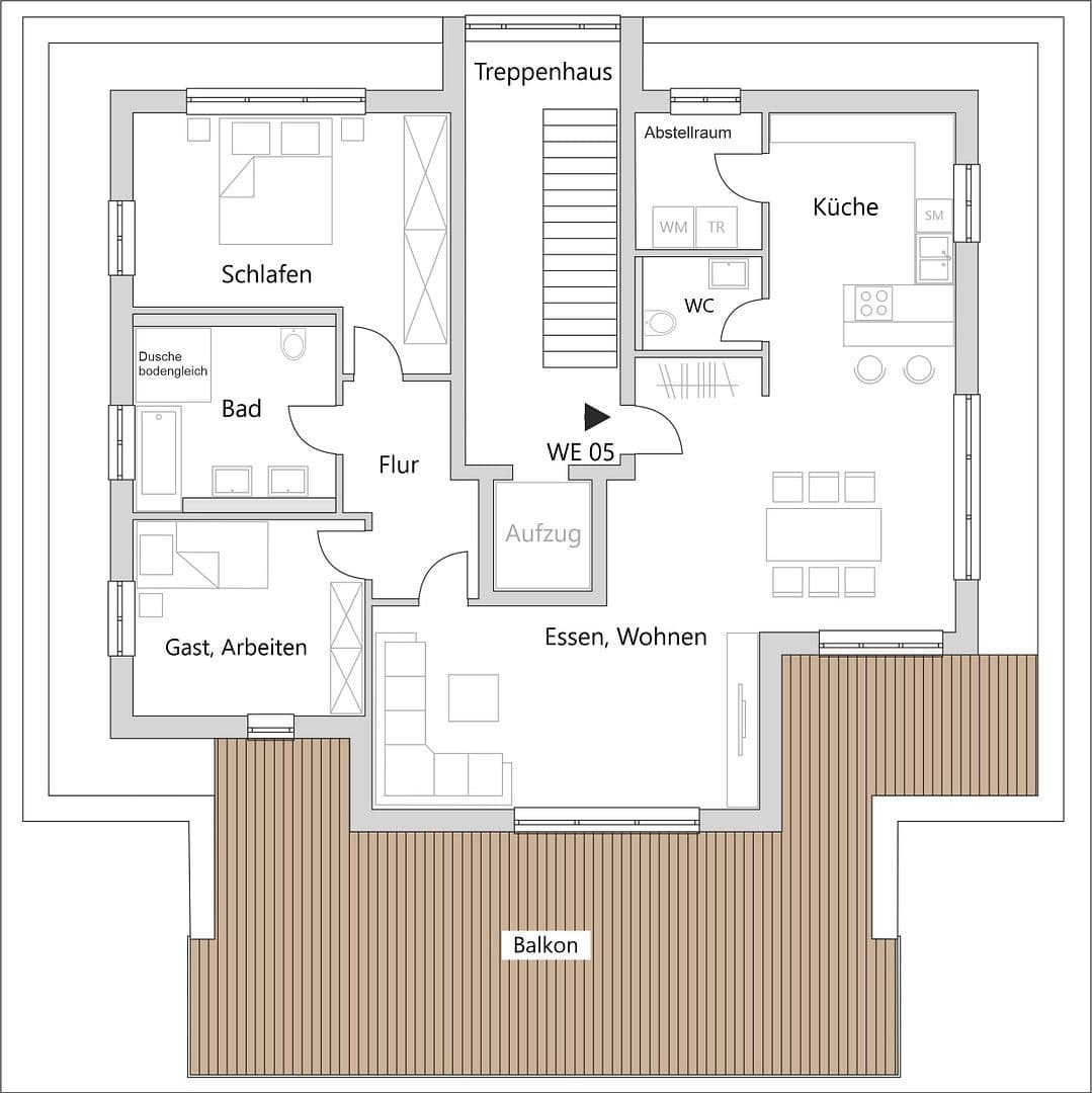 Prenájom bytu 98 m², Neunkirchen-Seelscheid, Severné Porýnie - Westfálsko Prenájom bytu 98 m², Neunkirchen-Seelscheid, Severné Porýnie - Westfálsko