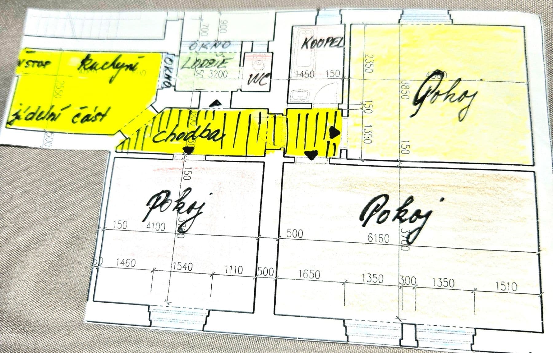 Prenájom bytu 3-izbový 90 m², Husinecká, Praha, Praha Prenájom bytu 3-izbový 90 m², Husinecká, Praha, Praha