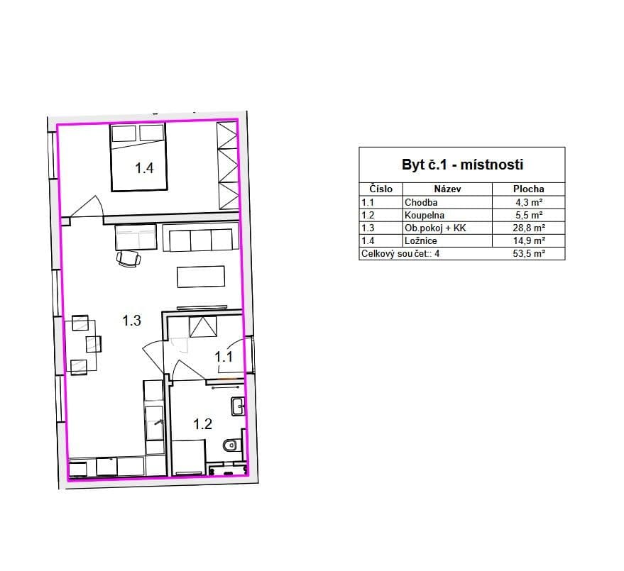 Predaj bytu 2-izbový 53 m², Mostecká, Dobřany, Plzeňský kraj Predaj bytu 2-izbový 53 m², Mostecká, Dobřany, Plzeňský kraj
