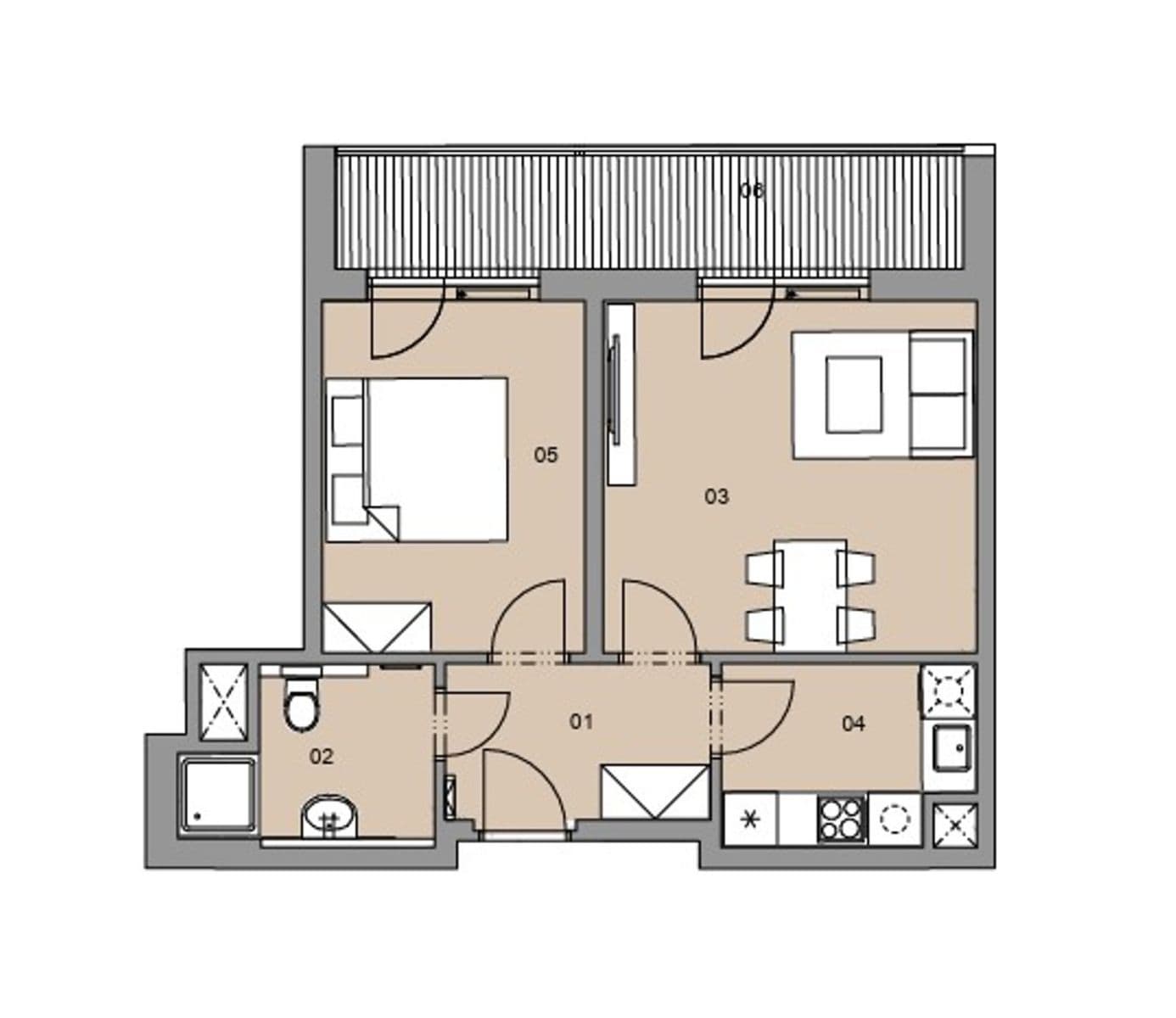 Prenájom bytu 2-izbový 45 m², Magisterská, Plzeň, Plzeňský kraj Prenájom bytu 2-izbový 45 m², Magisterská, Plzeň, Plzeňský kraj