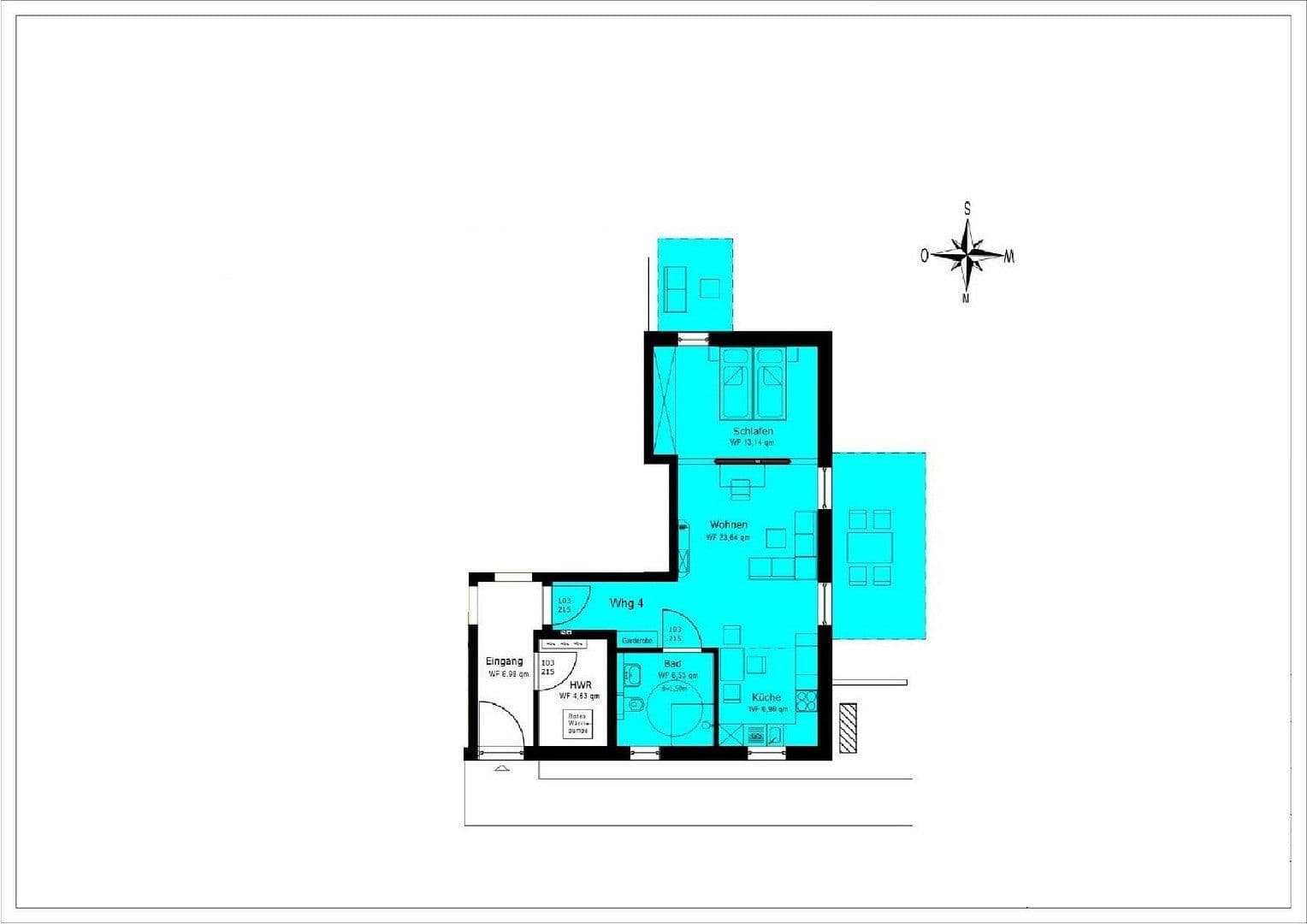 Prenájom bytu 2-izbový 68 m², Karl-Marx-Str. 3a, Königs Wusterhausen, Brandenbursko Prenájom bytu 2-izbový 68 m², Karl-Marx-Str. 3a, Königs Wusterhausen, Brandenbursko