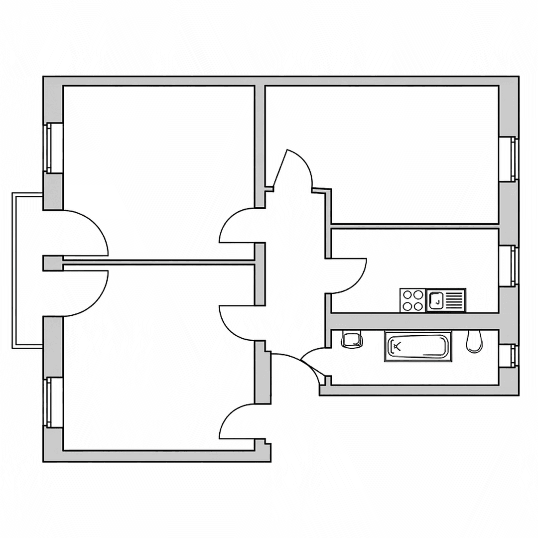 Predaj bytu 3-izbový 79 m², Marienstr., Berlin, Berlín Predaj bytu 3-izbový 79 m², Marienstr., Berlin, Berlín