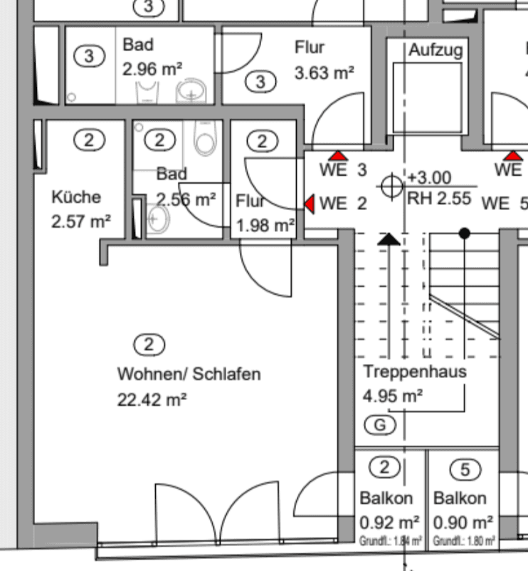 Prenájom bytu 2-izbový 37 m², An der Christuskirche 19, Hannover, Dolné Sasko Prenájom bytu 2-izbový 37 m², An der Christuskirche 19, Hannover, Dolné Sasko
