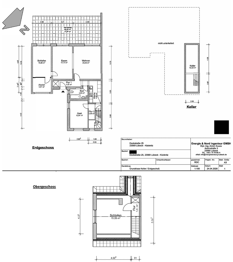 Predaj domu 124 m², pozemek 400 m², Dockstraße 25, Lübeck-Kücknitz, Šlezvicko-Holštajnsko Predaj domu 124 m², pozemek 400 m², Dockstraße 25, Lübeck-Kücknitz, Šlezvicko-Holštajnsko