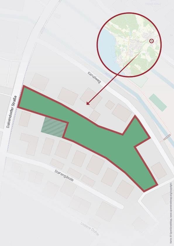 Predaj pozemku 518 m², Daisendorfer Straße 3, Uhldingen-Mühlhofen, Bádensko-Wurttembersko Predaj pozemku 518 m², Daisendorfer Straße 3, Uhldingen-Mühlhofen, Bádensko-Wurttembersko