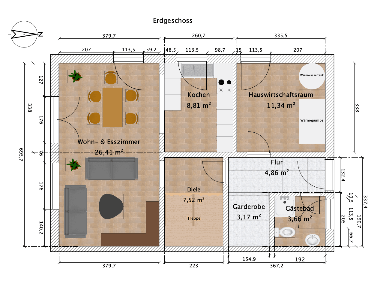 Prenájom domu 127 m², pozemek 462 m², Ziegelweg 21A, Ellingen, Bavorsko Prenájom domu 127 m², pozemek 462 m², Ziegelweg 21A, Ellingen, Bavorsko
