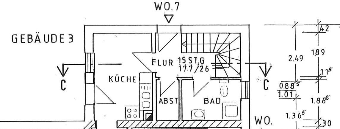 Prenájom bytu 3-izbový 54 m², Dorfstraße 25, Moisburg, Dolné Sasko Prenájom bytu 3-izbový 54 m², Dorfstraße 25, Moisburg, Dolné Sasko