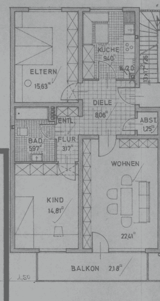 Prenájom bytu 3-izbový 83 m², Borgmannshof 32, Gelsenkirchen, Severné Porýnie - Westfálsko Prenájom bytu 3-izbový 83 m², Borgmannshof 32, Gelsenkirchen, Severné Porýnie - Westfálsko