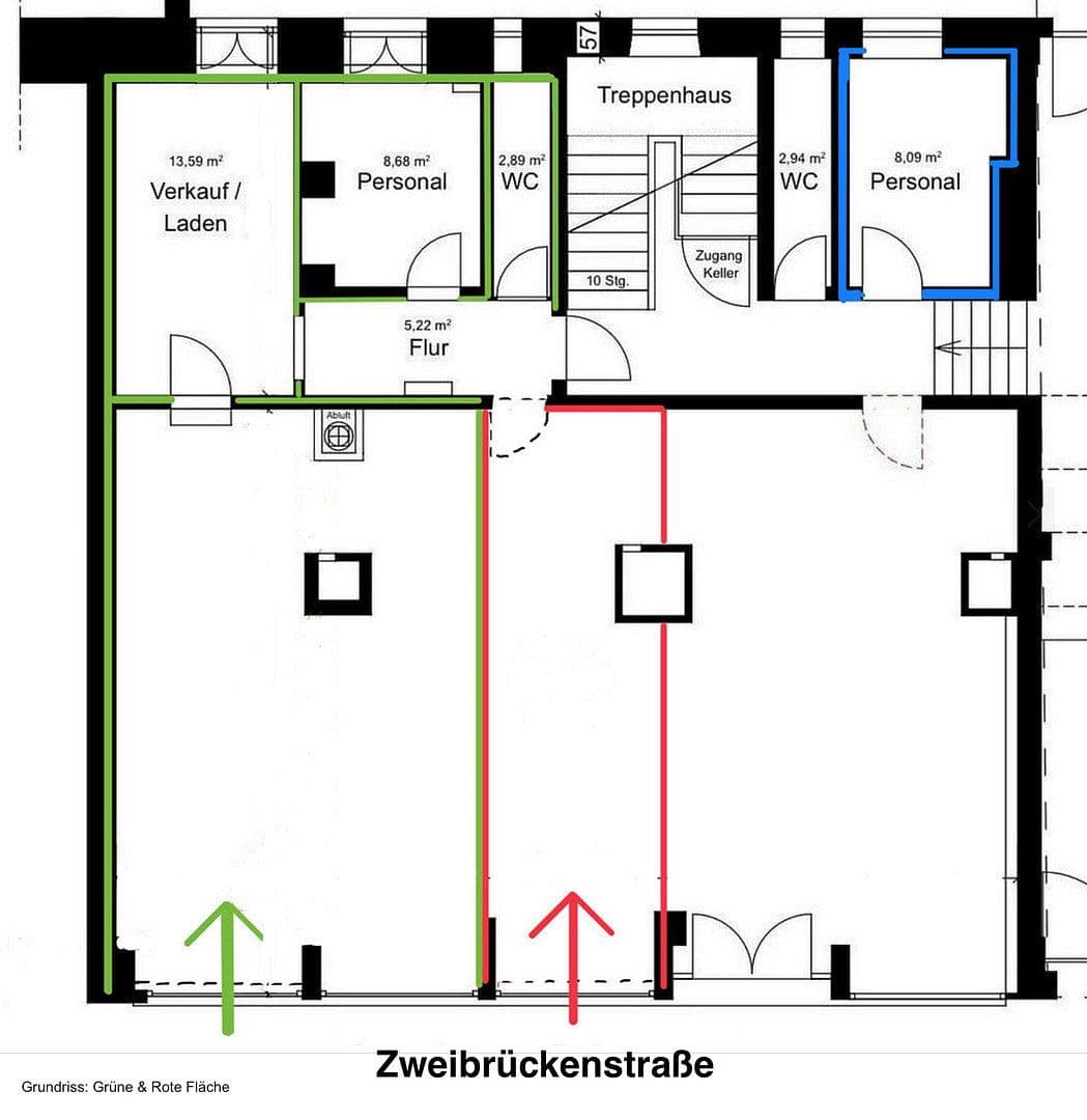 Prenájom nebytového priestoru 101 m², Zweibrückenstrasse 3, München, Bavorsko Prenájom nebytového priestoru 101 m², Zweibrückenstrasse 3, München, Bavorsko