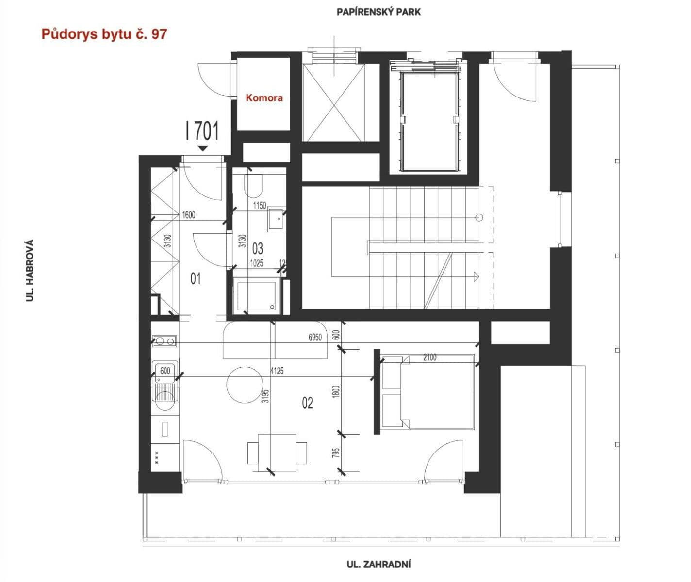 Prenájom bytu 1-izbový 35 m², Zahradní, Plzeň, Plzeňský kraj Prenájom bytu 1-izbový 35 m², Zahradní, Plzeň, Plzeňský kraj