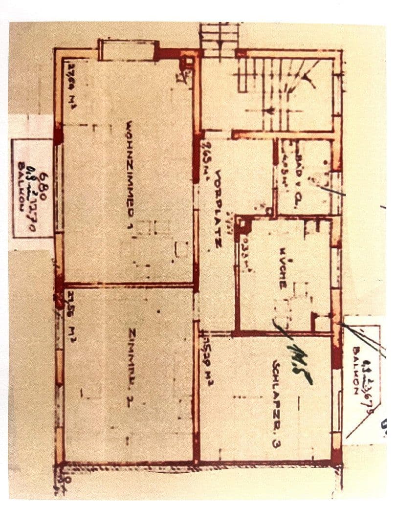 Prenájom bytu 3-izbový 95 m², Herzogenriedstraße 23, Mannheim, Bádensko-Wurttembersko Prenájom bytu 3-izbový 95 m², Herzogenriedstraße 23, Mannheim, Bádensko-Wurttembersko