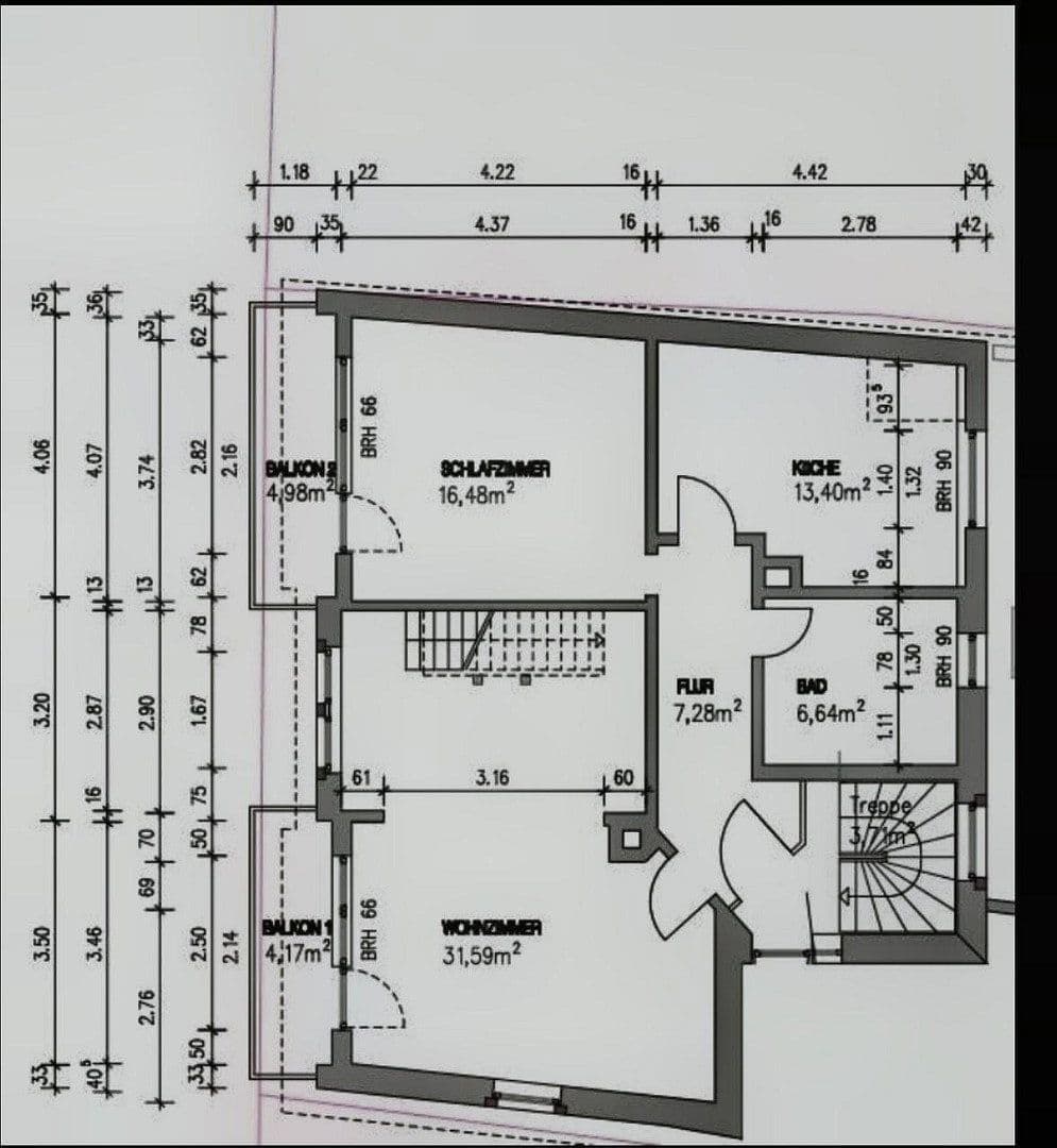 Prenájom bytu 3-izbový 120 m², Weinheim, Bádensko-Wurttembersko Prenájom bytu 3-izbový 120 m², Weinheim, Bádensko-Wurttembersko