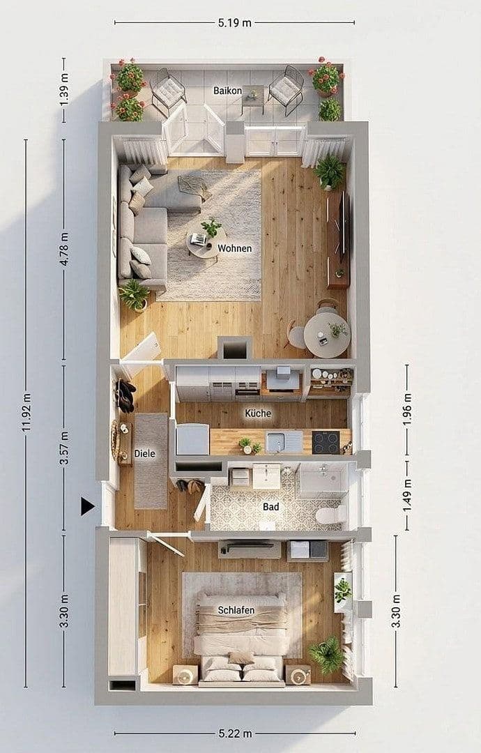 Predaj bytu 2-izbový 63 m², Düsseldorf, Severné Porýnie - Westfálsko Predaj bytu 2-izbový 63 m², Düsseldorf, Severné Porýnie - Westfálsko