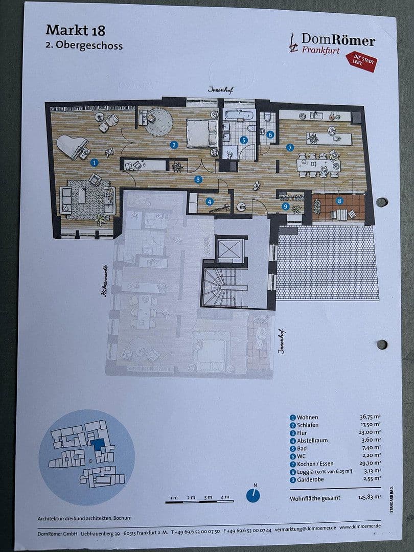 Predaj bytu 3-izbový 123 m², Frankfurt, Hesensko Predaj bytu 3-izbový 123 m², Frankfurt, Hesensko