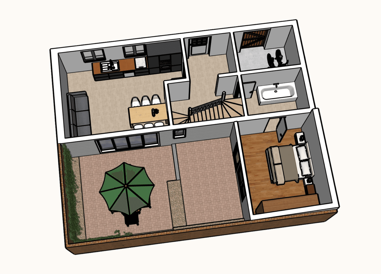 Predaj domu 104 m², pozemek 125 m², Kreuzstr. 10, Gransee, Brandenbursko Predaj domu 104 m², pozemek 125 m², Kreuzstr. 10, Gransee, Brandenbursko