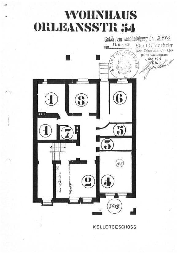 Prenájom bytu 3-izbový 94 m², Orleonstr. 54, Hildesheim, Dolné Sasko Prenájom bytu 3-izbový 94 m², Orleonstr. 54, Hildesheim, Dolné Sasko