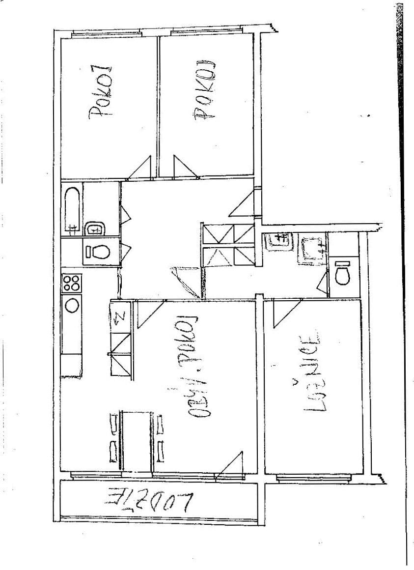 Prenájom bytu 4-izbový 104 m², Anderleho, Praha, Praha Prenájom bytu 4-izbový 104 m², Anderleho, Praha, Praha