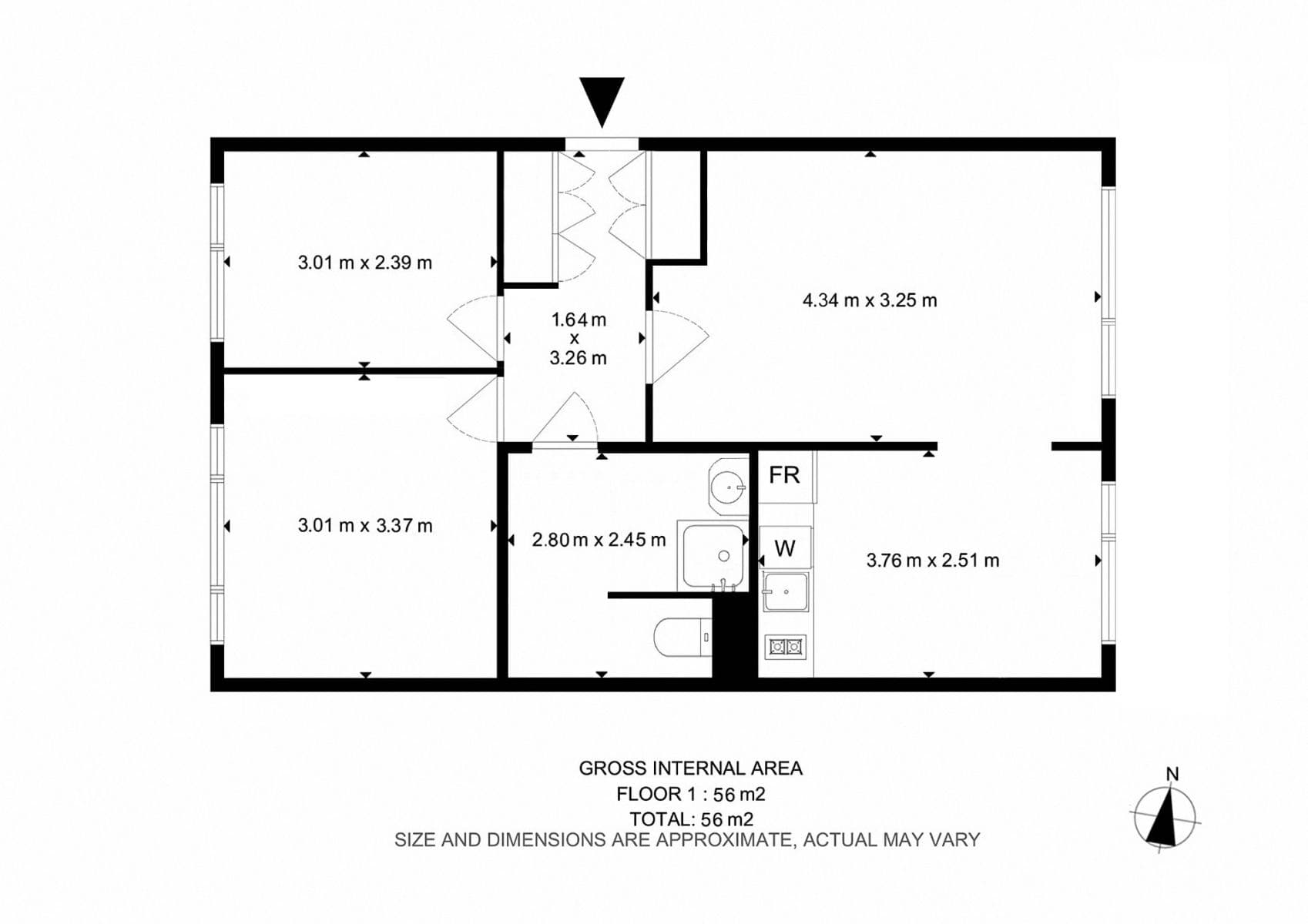 Prenájom bytu 3-izbový 56 m², Pujmanové, Praha, Praha Prenájom bytu 3-izbový 56 m², Pujmanové, Praha, Praha
