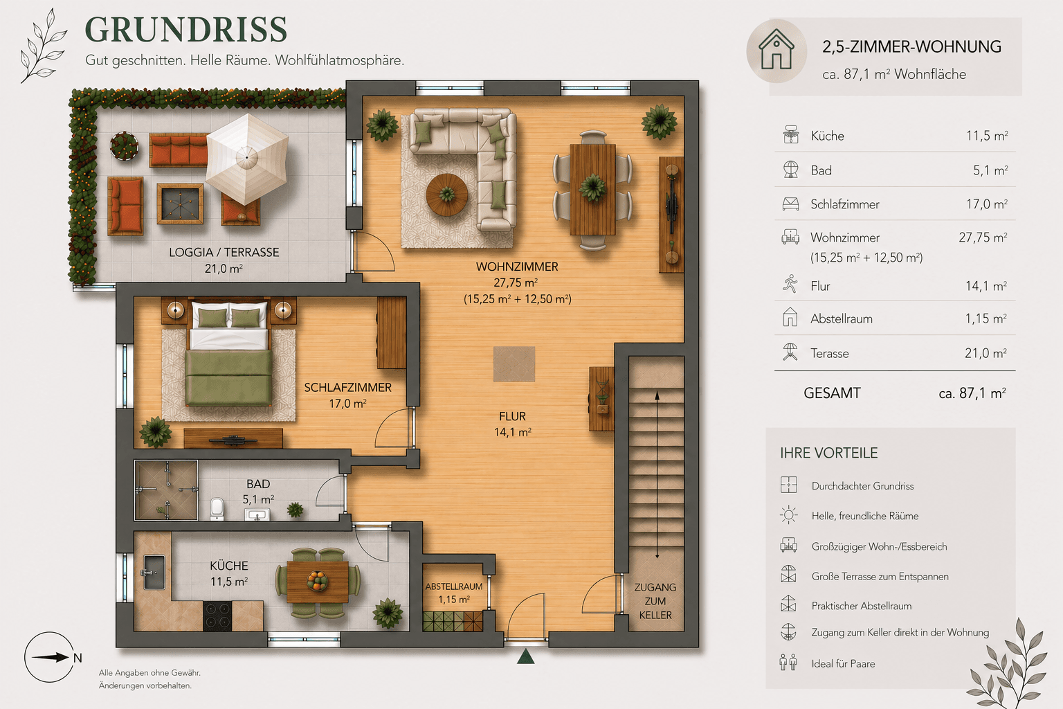Prenájom bytu 2-izbový 88 m², Mörfelden-Walldorf, Hesensko Prenájom bytu 2-izbový 88 m², Mörfelden-Walldorf, Hesensko