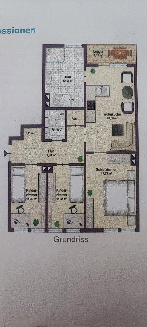 Predaj bytu 3-izbový 87 m², Poststrasse 8, Grafing bei München, Bavorsko Predaj bytu 3-izbový 87 m², Poststrasse 8, Grafing bei München, Bavorsko