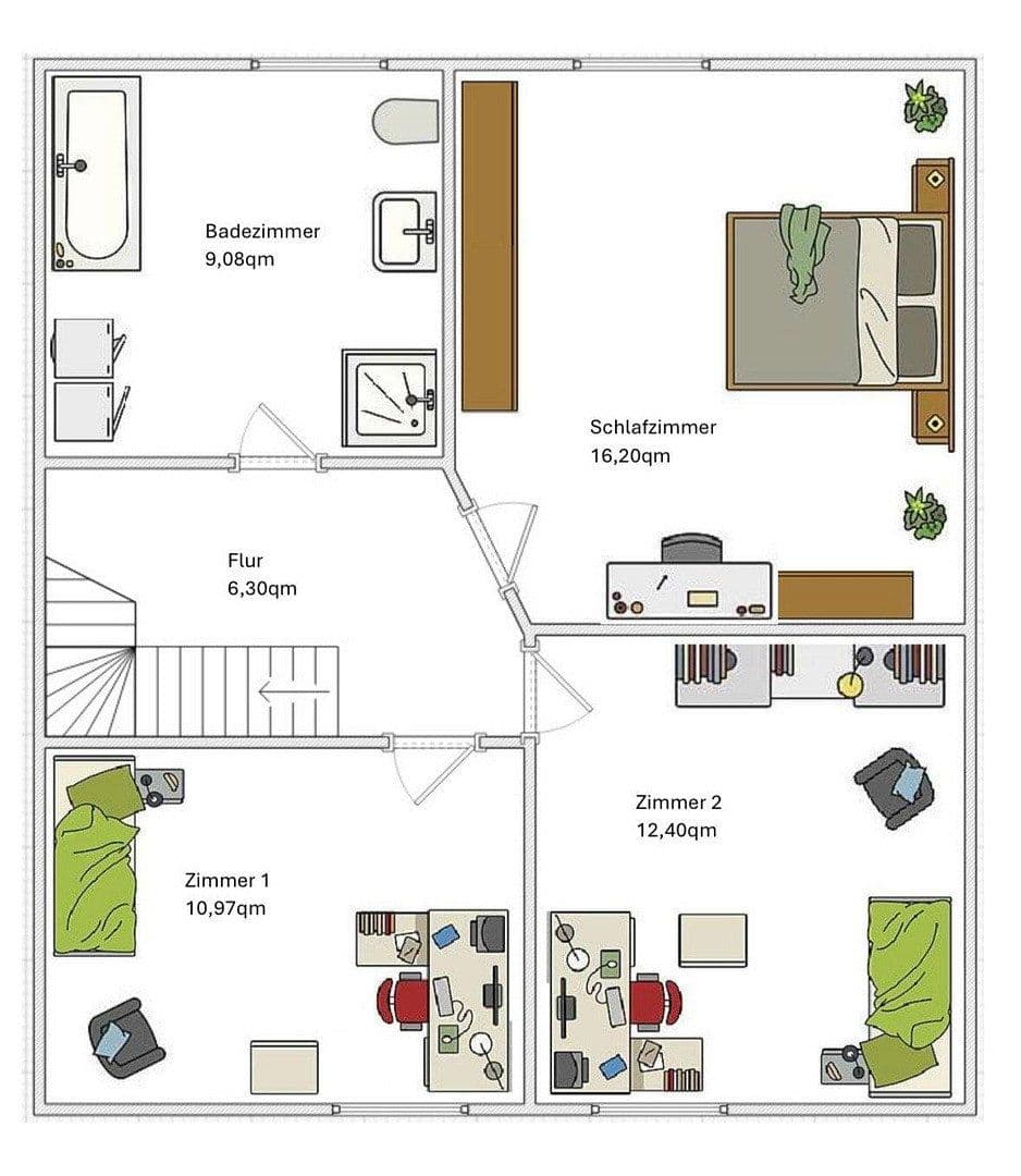 Predaj domu 140 m², pozemek 306 m², Achim, Dolné Sasko Predaj domu 140 m², pozemek 306 m², Achim, Dolné Sasko