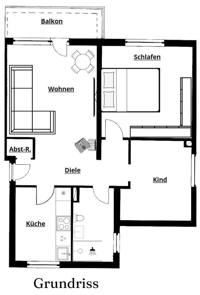 Predaj bytu 3-izbový 70 m², Bochum, Severné Porýnie - Westfálsko Predaj bytu 3-izbový 70 m², Bochum, Severné Porýnie - Westfálsko