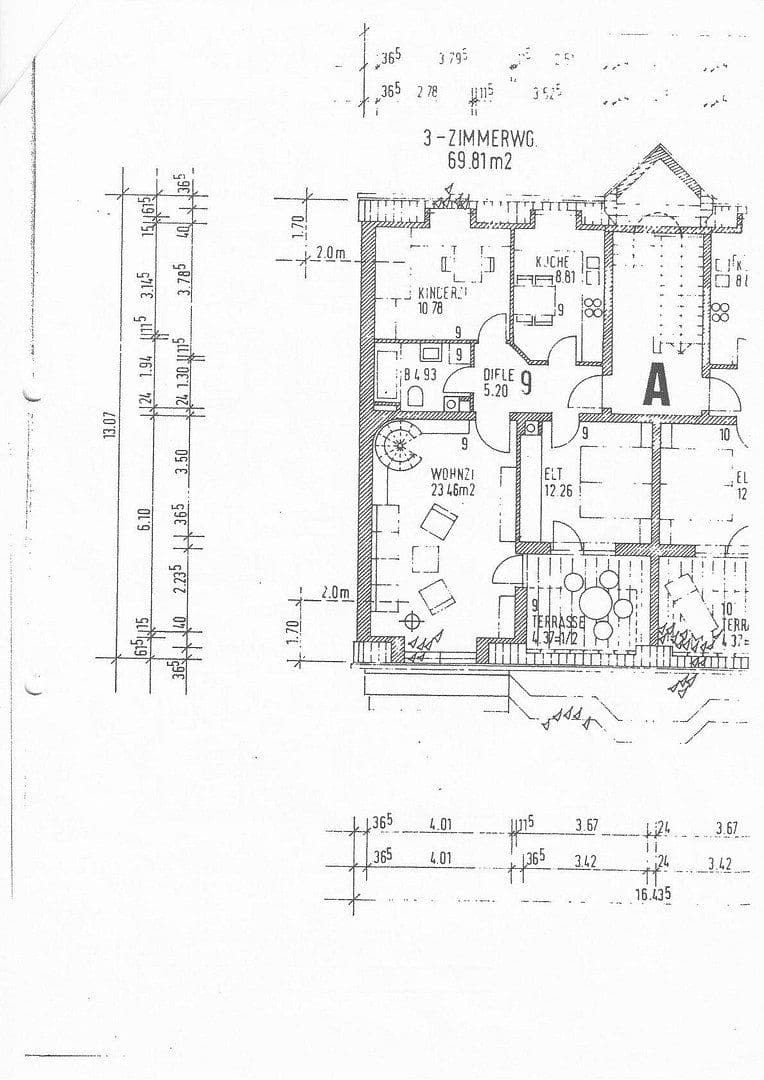Predaj bytu 3-izbový 102 m², Neusäß, Bavorsko Predaj bytu 3-izbový 102 m², Neusäß, Bavorsko