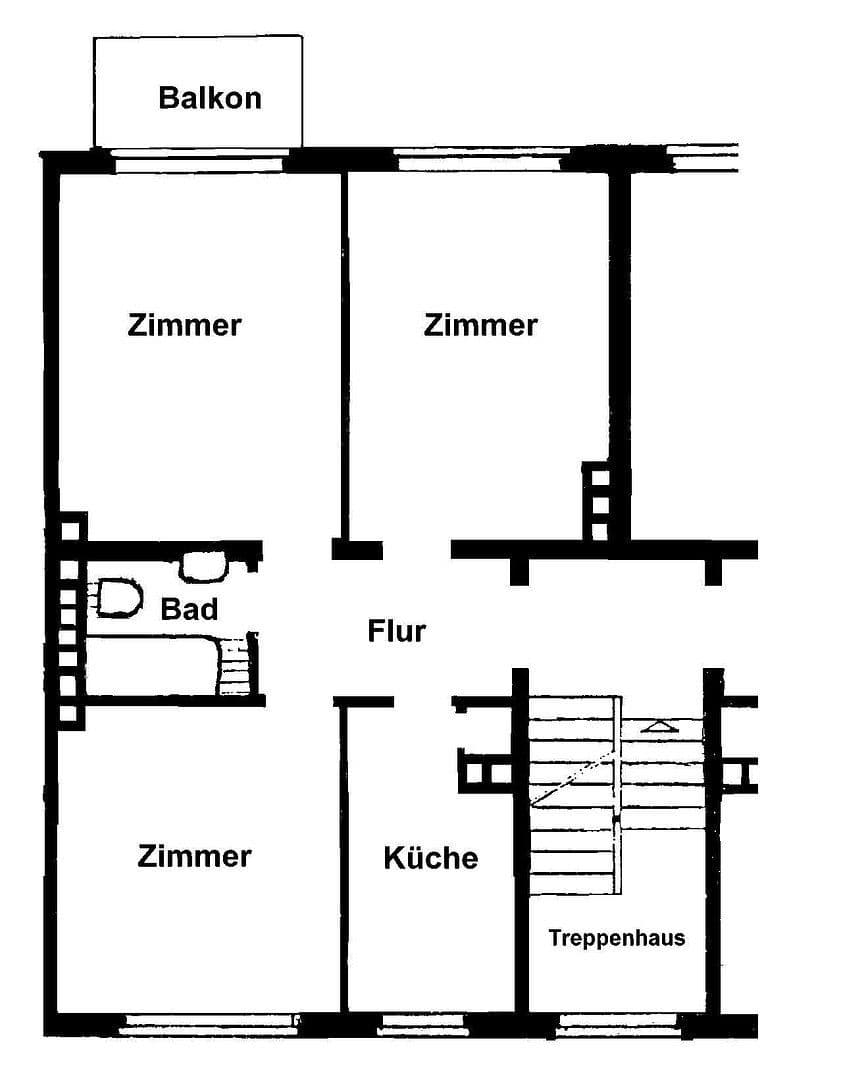Prenájom bytu 3-izbový 64 m², Wilhelmshöher Allee 57, Kassel, Hesensko Prenájom bytu 3-izbový 64 m², Wilhelmshöher Allee 57, Kassel, Hesensko