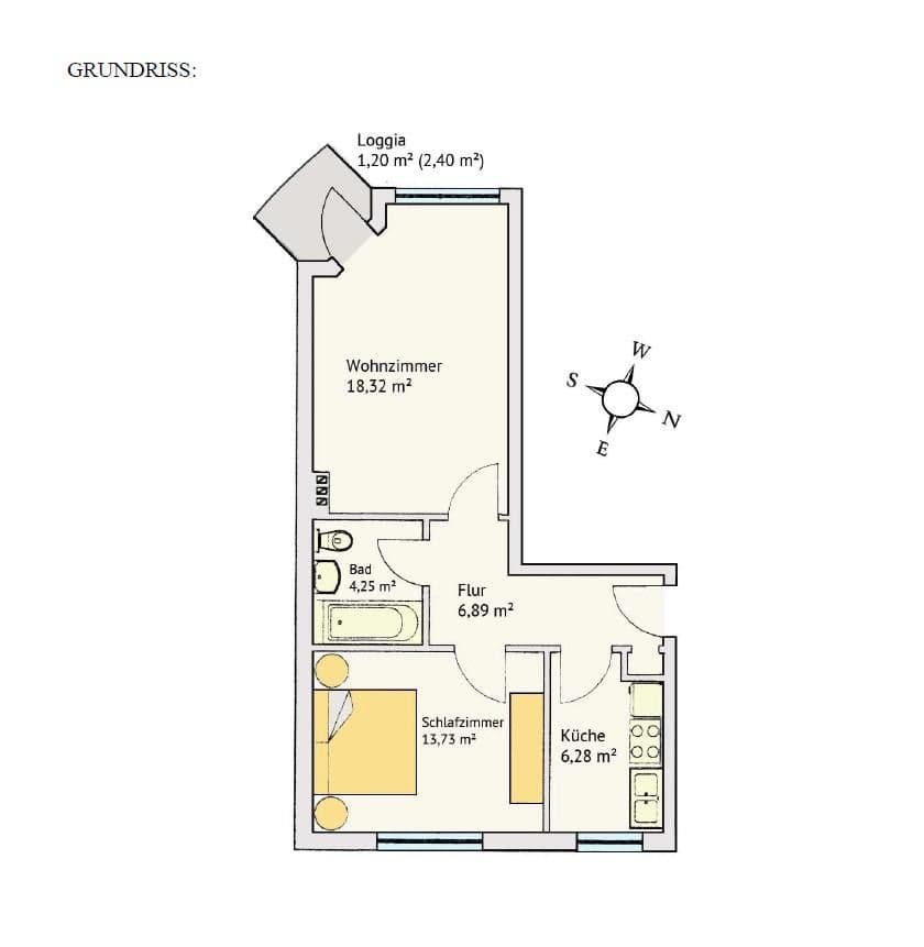 Predaj bytu 2-izbový 51 m², Sonnenredder 4, Hamburg, Hamburg Predaj bytu 2-izbový 51 m², Sonnenredder 4, Hamburg, Hamburg