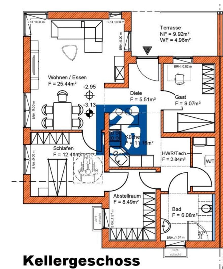Prenájom bytu 4-izbový 85 m², Gemünden, Porýnie-Falcko Prenájom bytu 4-izbový 85 m², Gemünden, Porýnie-Falcko