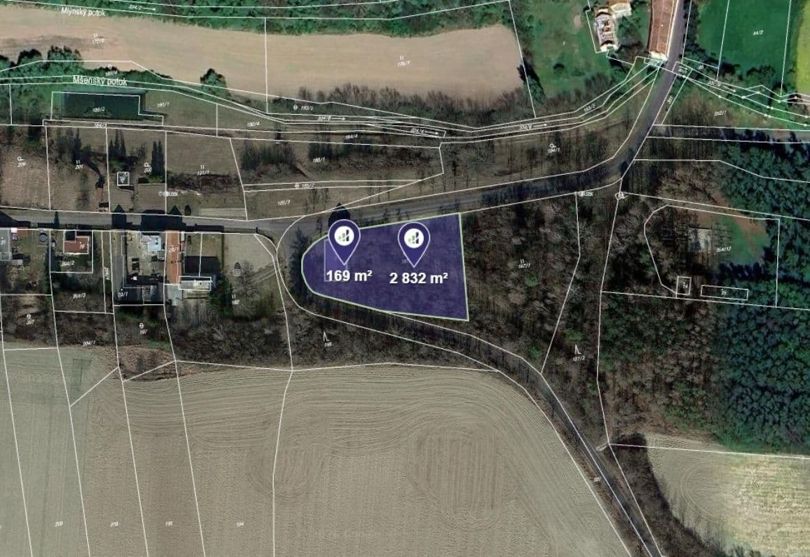 Predaj pozemku 3.001 m², Mšené-lázně, Ústecký kraj Predaj pozemku 3.001 m², Mšené-lázně, Ústecký kraj