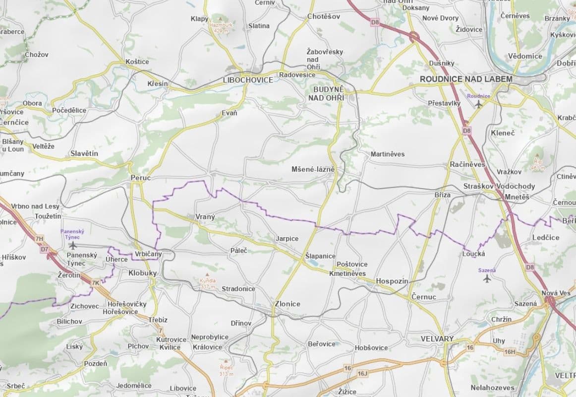 Predaj pozemku 3.001 m², Mšené-lázně, Ústecký kraj Predaj pozemku 3.001 m², Mšené-lázně, Ústecký kraj