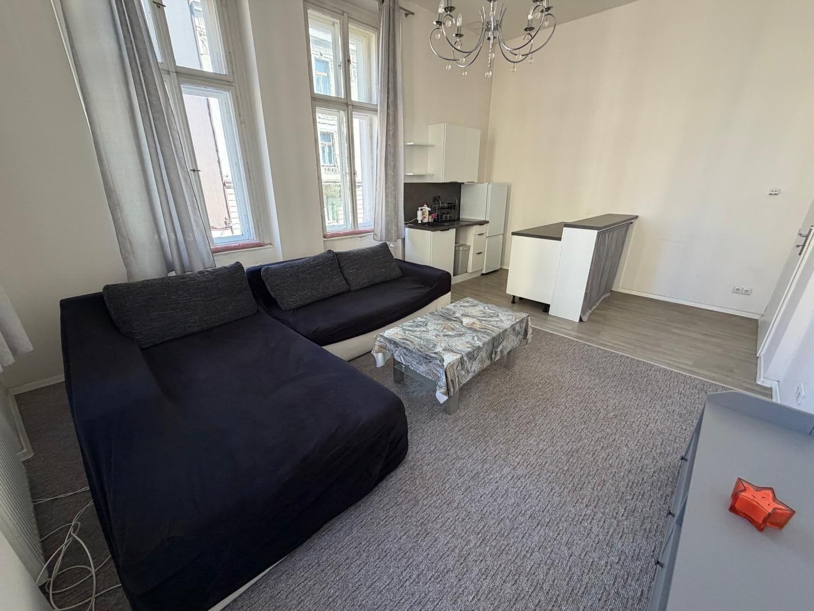 Prenájom bytu 2-izbový 49 m², Sokolská, Praha, Praha Prenájom bytu 2-izbový 49 m², Sokolská, Praha, Praha
