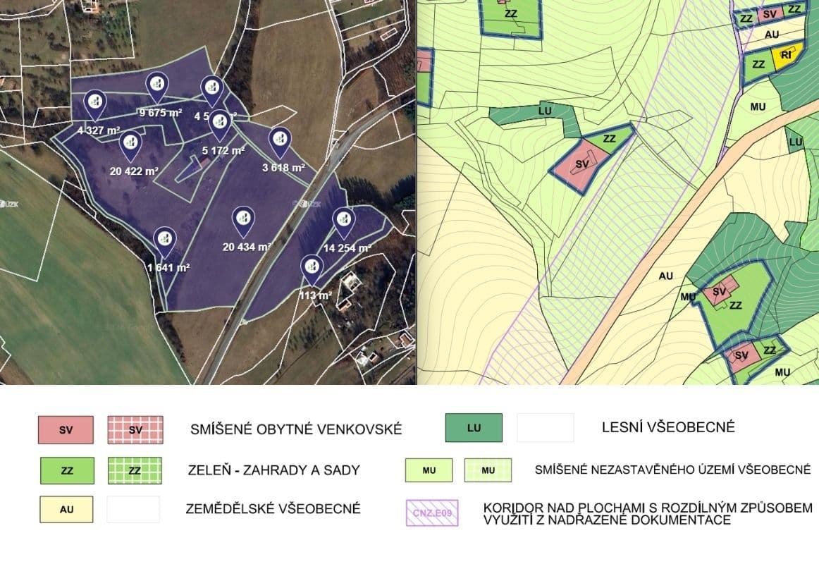 Predaj pozemku 74.531 m², Provodov, Zlínský kraj Predaj pozemku 74.531 m², Provodov, Zlínský kraj