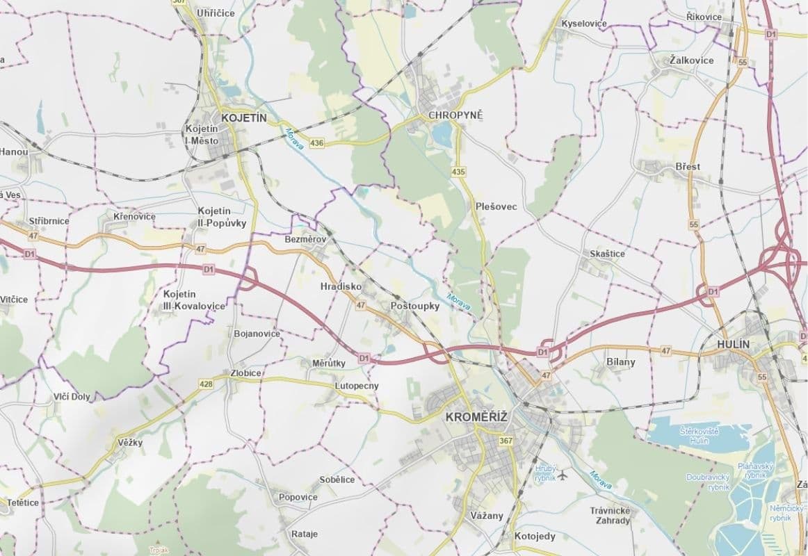 Predaj pozemku 4.393 m², Bezměrov, Zlínský kraj Predaj pozemku 4.393 m², Bezměrov, Zlínský kraj