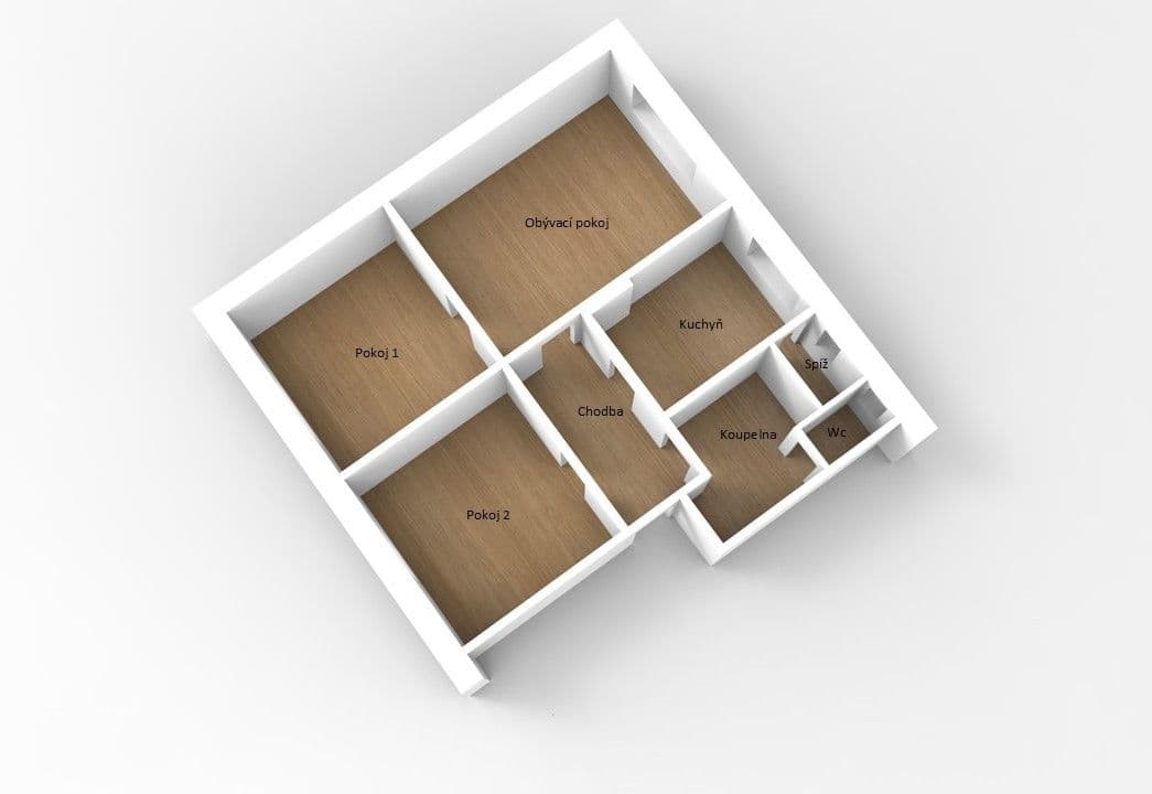 Predaj bytu 3-izbový 72 m², Za Pazdernou, Písek, Jihočeský kraj Predaj bytu 3-izbový 72 m², Za Pazdernou, Písek, Jihočeský kraj