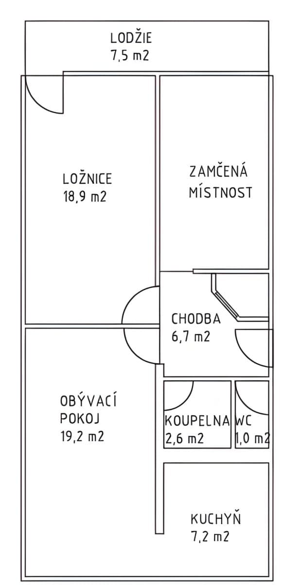 Prenájom bytu 2-izbový 56 m², Masarykova, Kutná Hora, Středočeský kraj Prenájom bytu 2-izbový 56 m², Masarykova, Kutná Hora, Středočeský kraj