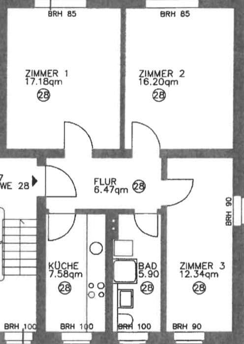 Prenájom bytu 3-izbový 65 m², Neubauernstraße 2, Wildau, Brandenbursko Prenájom bytu 3-izbový 65 m², Neubauernstraße 2, Wildau, Brandenbursko