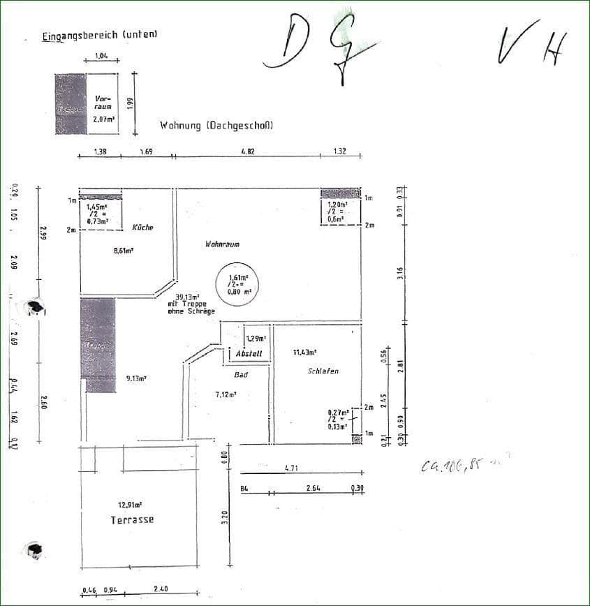 Prenájom bytu 4-izbový 98 m², Abendstr. 15 b, Magdeburg, Sasko-Anhaltsko Prenájom bytu 4-izbový 98 m², Abendstr. 15 b, Magdeburg, Sasko-Anhaltsko
