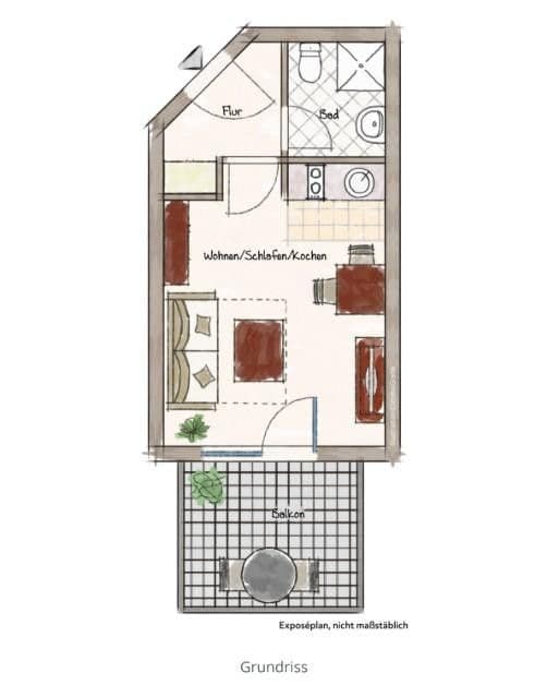 Predaj bytu 1-izbový 33 m², Paderborn, Severné Porýnie - Westfálsko Predaj bytu 1-izbový 33 m², Paderborn, Severné Porýnie - Westfálsko